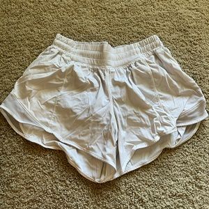 white hotty hot shorts